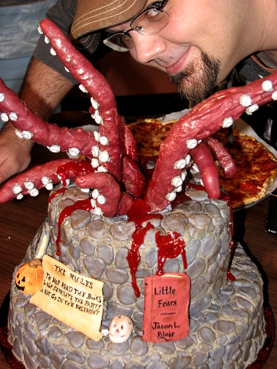 Cthulhu Cake | Jason L Blair | Photo by Monica Valentinelli