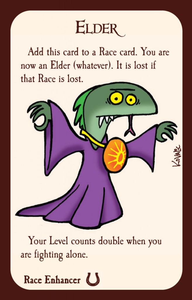 Munchkin 8 Elder Race Enhancer Card