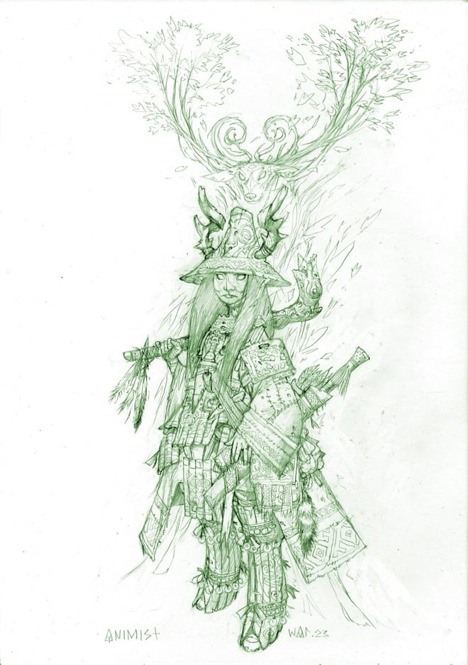 A sketch of the Animist