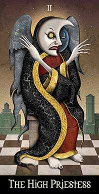 The High Priestess | Patrick Valenza | Deviant Moon Tarot
