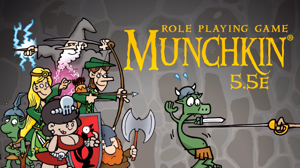 Munchkin Roleplaying Game 5.5 Edition | Munchkin card game characters and art